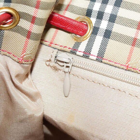 Burberry Nova Check Beige Canvas Backpack Bag (Pre-Owned) - Picture 15 of 16